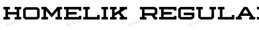 Homelik regular字体转换 Homelik regular字体转换